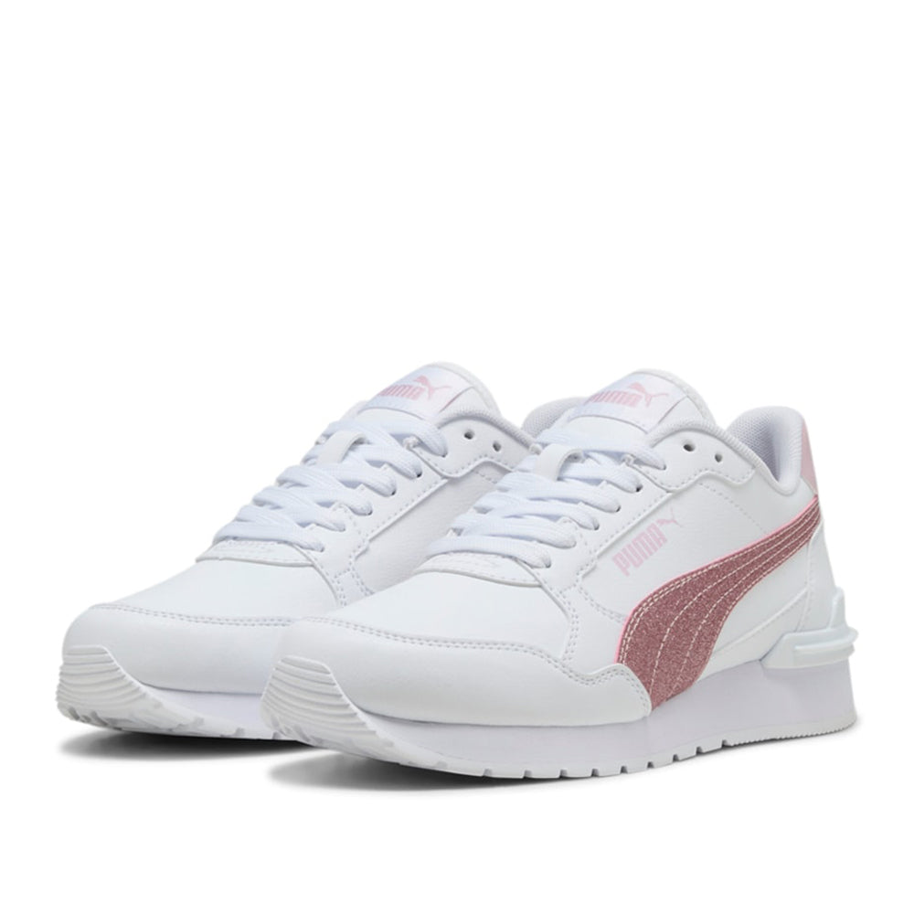 Sneakers Puma St Runner V4 Sl Glitter jr Ragazza - Bianco