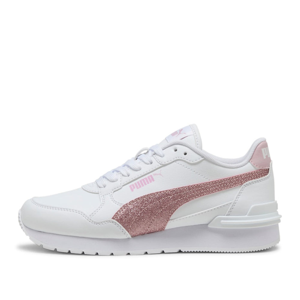 Sneakers Puma St Runner V4 Sl Glitter jr Ragazza - Bianco