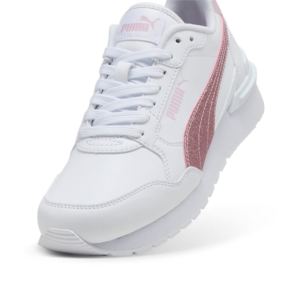 Sneakers Puma St Runner V4 Sl Glitter jr Ragazza - Bianco