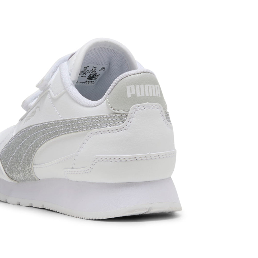 Sneakers Puma St Runner V4 Sl Glitter V ps Bambina - Bianco