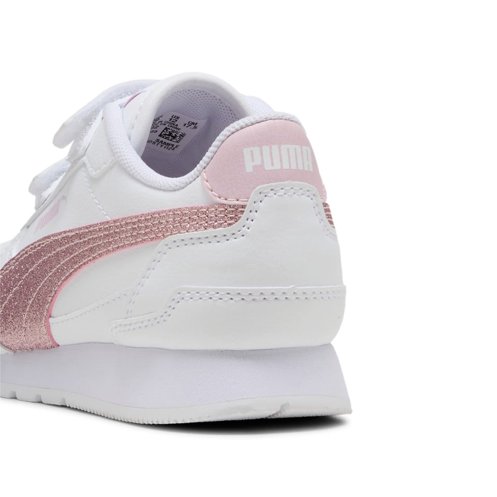 Sneakers Puma St Runner V4 Sl Glitter V ps Bambina - Bianco
