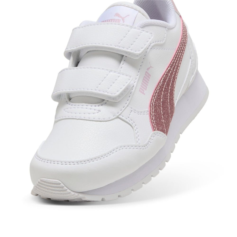Sneakers Puma St Runner V4 Sl Glitter V ps Bambina - Bianco