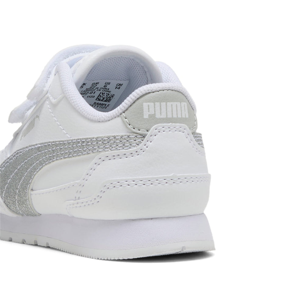 Sneakers Puma St Runner V4 Sl Glitter V Inf Bimba - Bianco