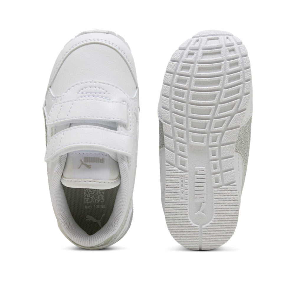 Sneakers Puma St Runner V4 Sl Glitter V Inf Bimba - Bianco