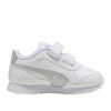 Sneakers puma st runner v4 sl glitter v inf bimba - bianco