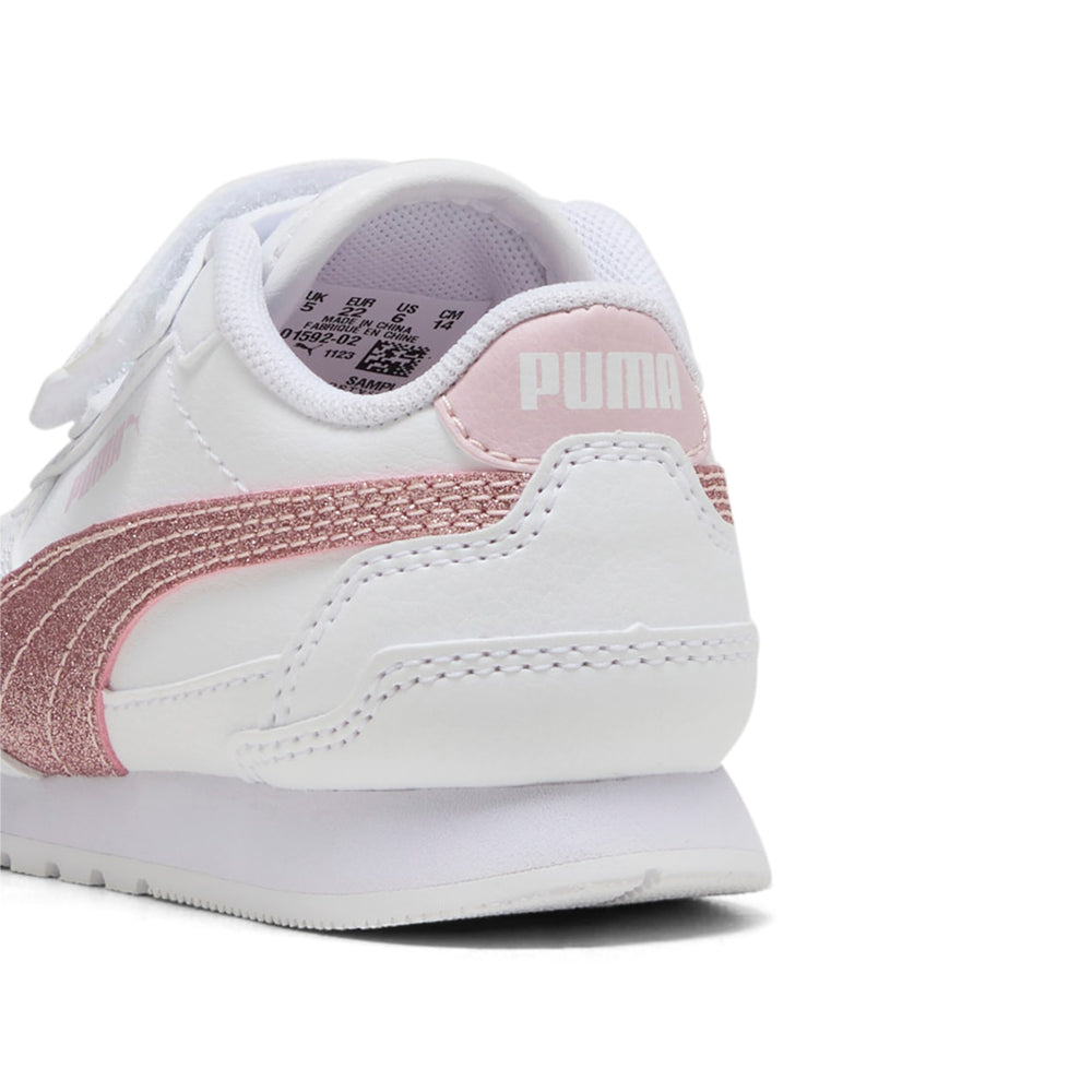 Sneakers Puma St Runner V4 Sl Glitter V Inf Bimba - Bianco