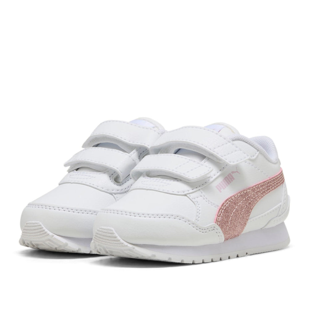 Sneakers Puma St Runner V4 Sl Glitter V Inf Bimba - Bianco