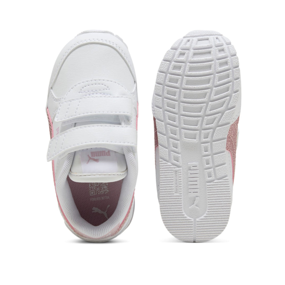 Sneakers Puma St Runner V4 Sl Glitter V Inf Bimba - Bianco