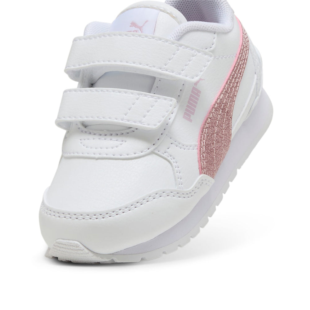 Sneakers Puma St Runner V4 Sl Glitter V Inf Bimba - Bianco