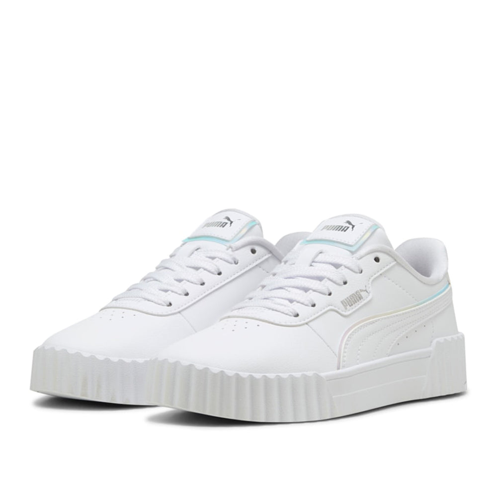 Sneakers Puma Carina 3.0 Holo 2.0 jr Ragazza - Bianco