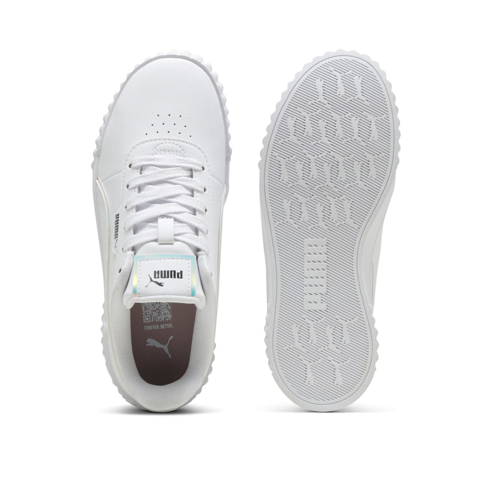 Sneakers Puma Carina 3.0 Holo 2.0 jr Ragazza - Bianco