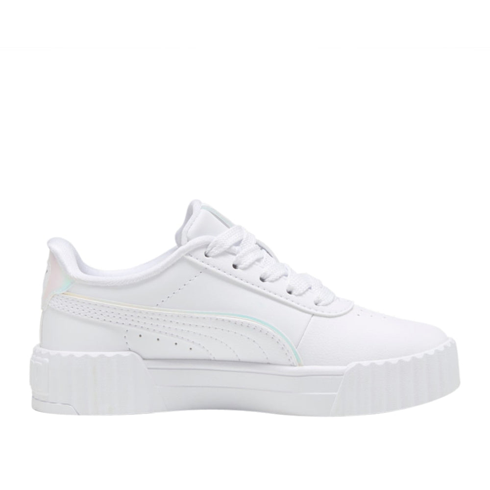 Sneakers Puma Carina 3.0 Holo 2.0 ps Bambina - Bianco