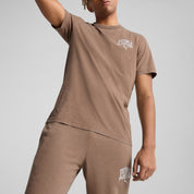 T-Shirt Puma Uomo - Marrone