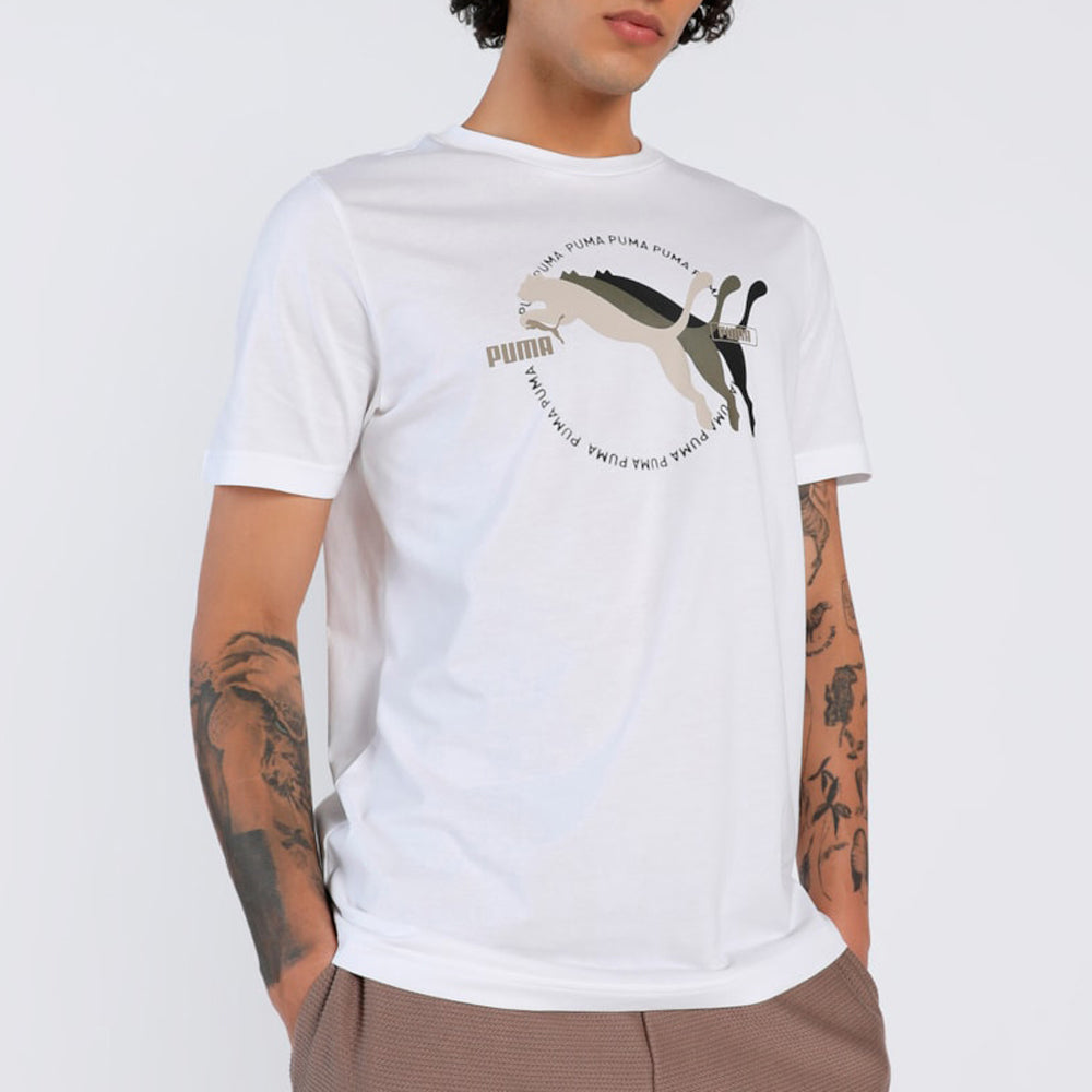 T-Shirt Puma Uomo - Bianco