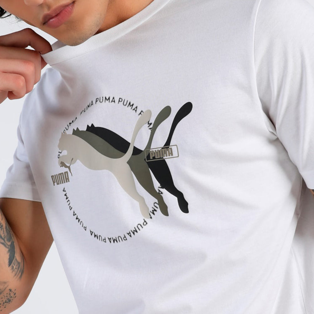 T-Shirt Puma Uomo - Bianco