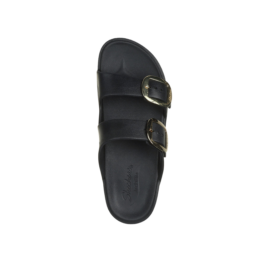 Sandalo Skechers Arch Fit Cal BreezE-Gold Star Donna - Nero