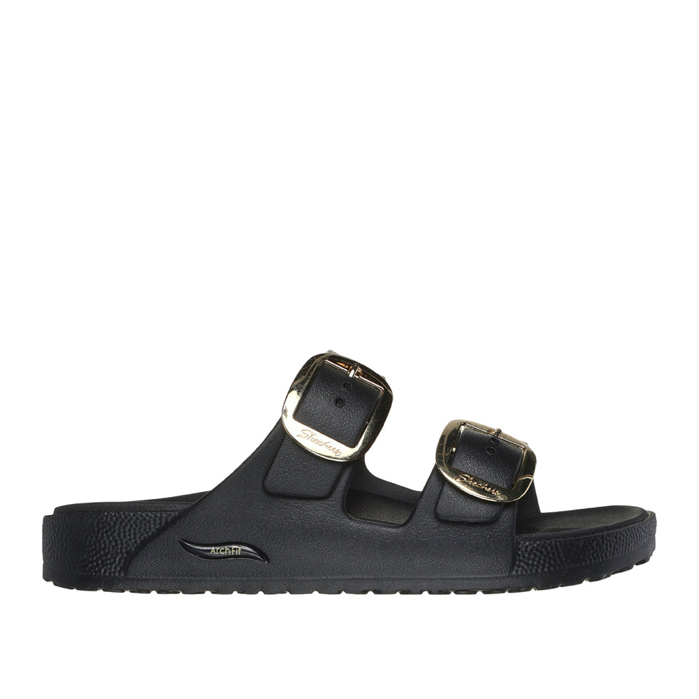 Sandalo Skechers Arch Fit Cal BreezE-Gold Star Donna - Nero