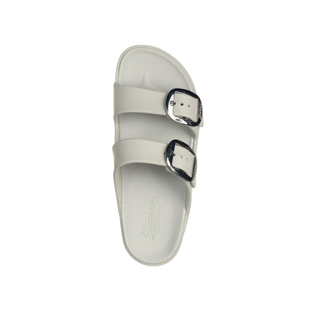 Sandalo Skechers Arch Fit Cal BreezE-Gold Star Donna - Bianco