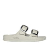 Sandalo skechers arch fit cal breeze-gold star donna - bianco