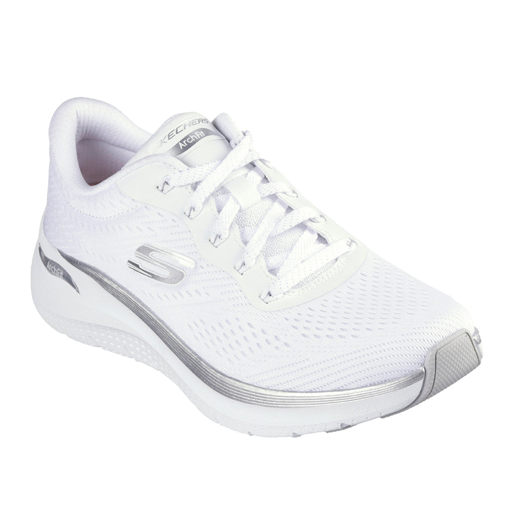 Sneakers Skechers Arch Fit 2.0-Glow The Distanc Donna - Bianco