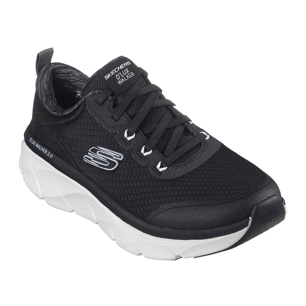 Sneakers Skechers D'lux Walker 2.0-Radiant Rose Donna - Nero