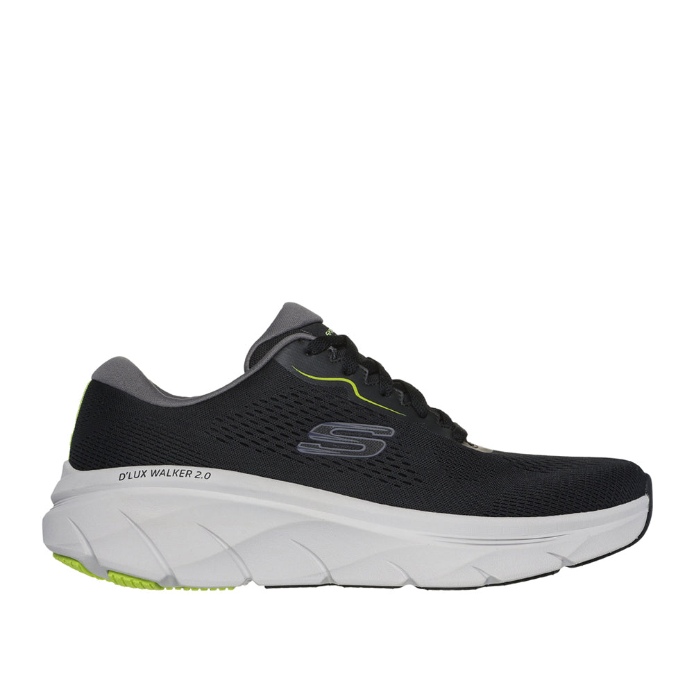 Scarpa Running Skechers D'lux Walker 2.0 - Swave Uomo - Nero