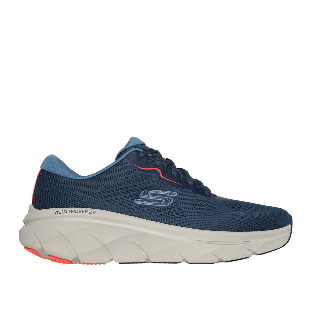 Scarpa Running Skechers D'lux Walker 2.0 - Swave Uomo - Blu