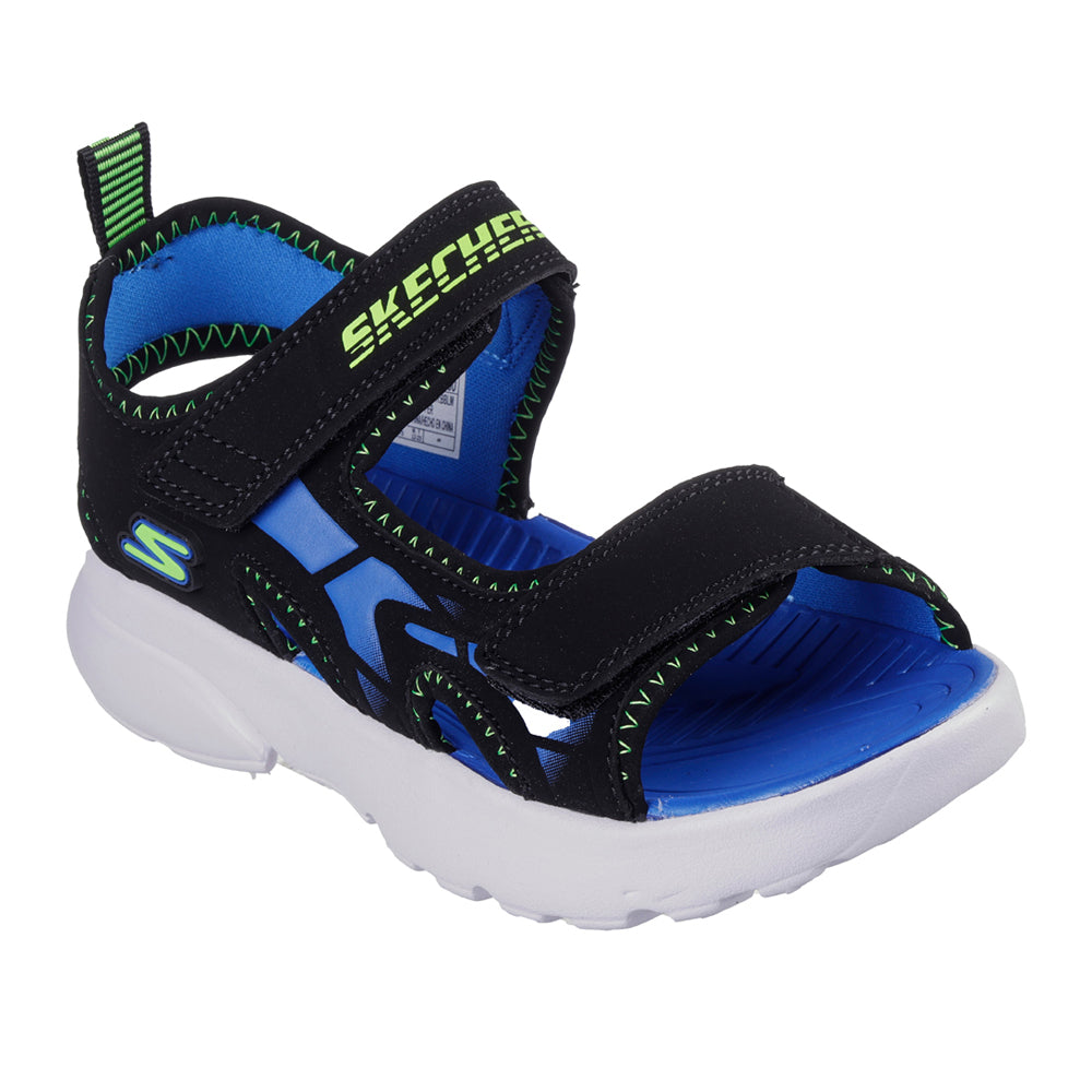 Sandalo Skechers Razor Splash - Aqua Buddies Bambino - Nero