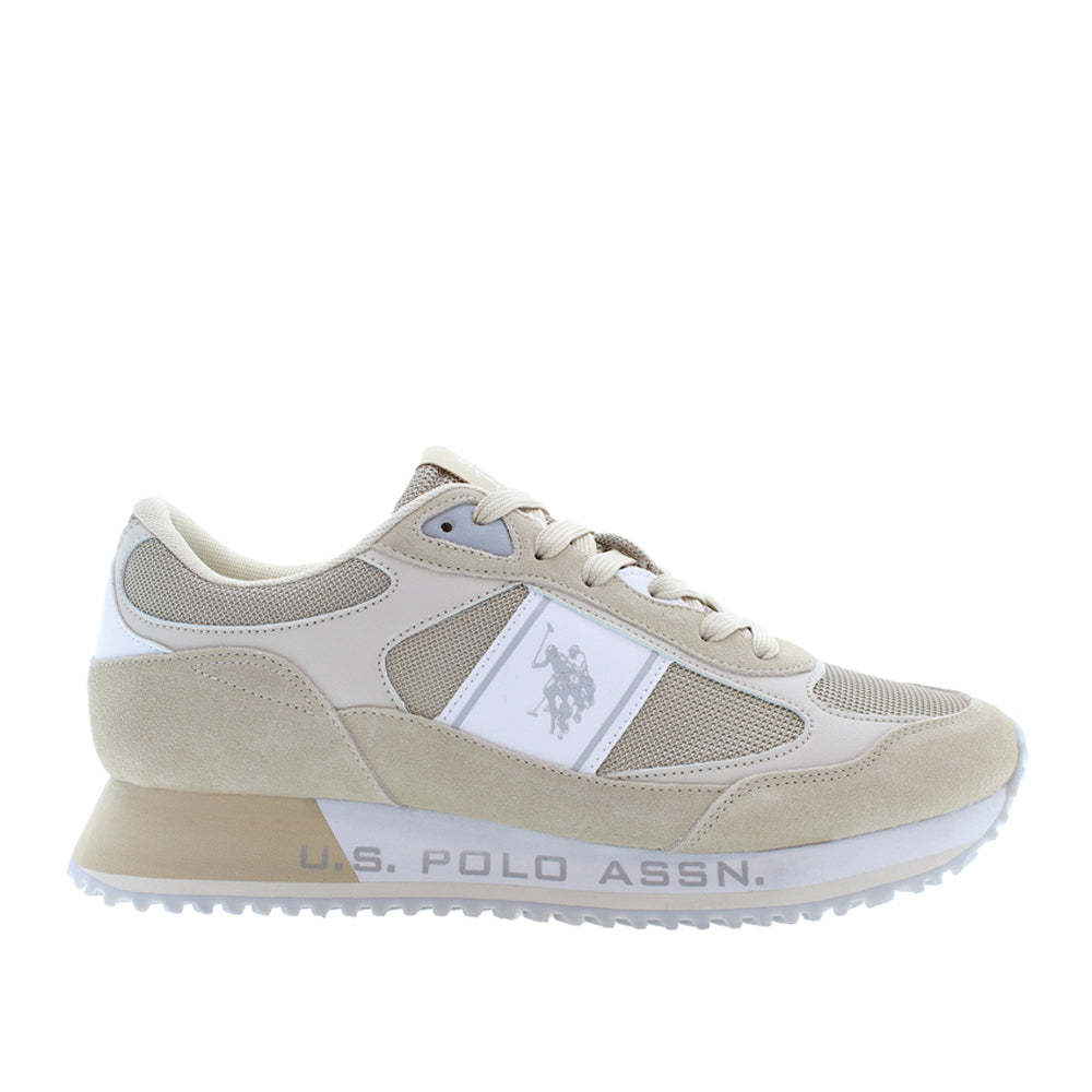 Sneakers U.S. Polo Assn. Cleef Uomo - Beige
