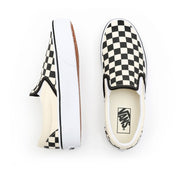 Slipon Vans Classic Platform Donna - Blk&Whtchckerboard/Wht