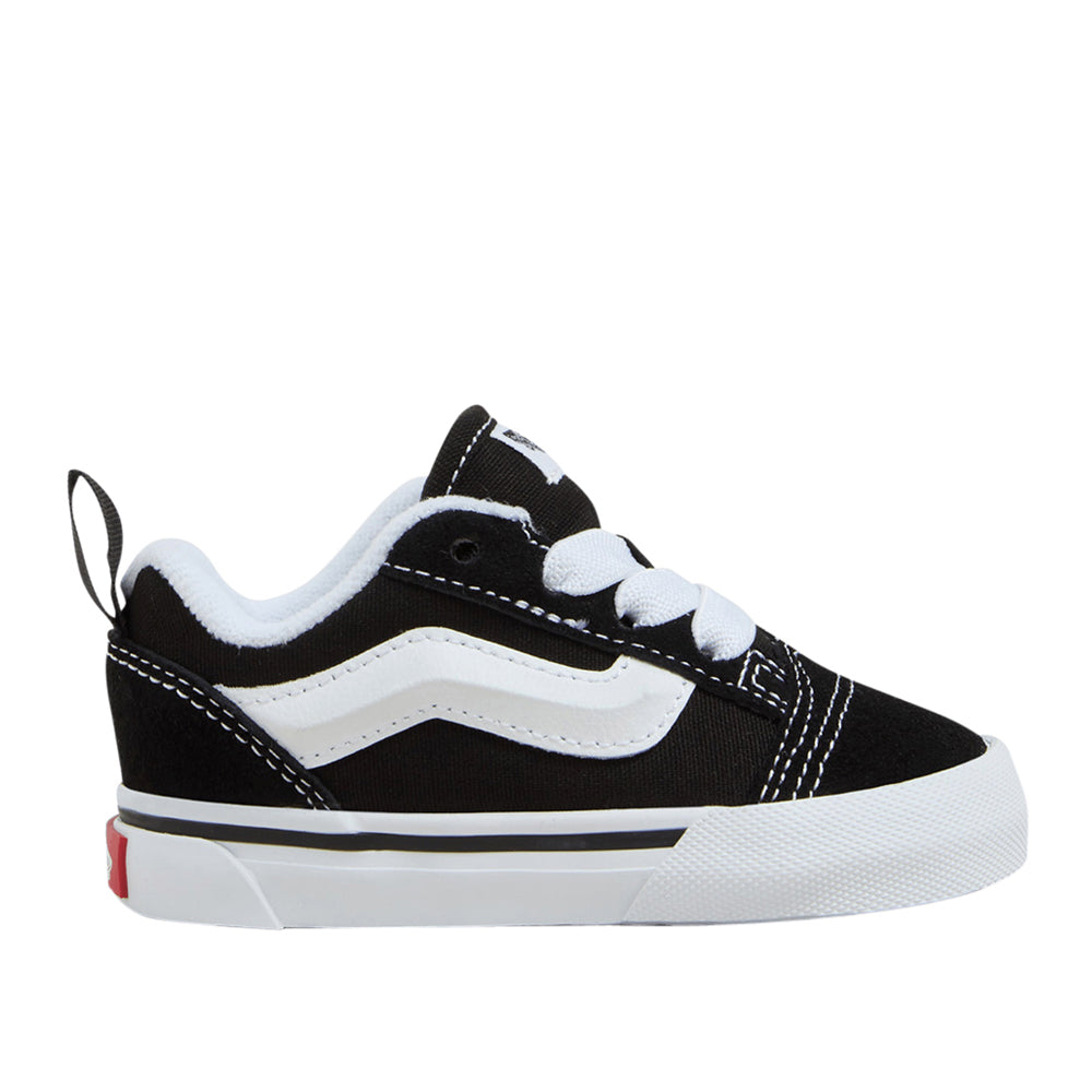 Sneakers Vans Knu Skool Elastic Lace Unisex Bimbo - Black/True White