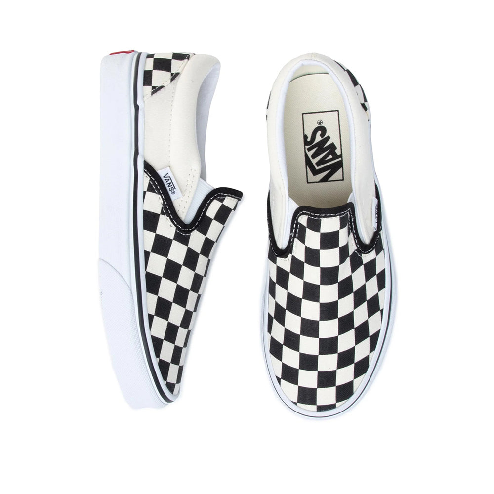 Slipon Vans Classic SliP-on Uomo - Blk&Whtchckerboard/Wht