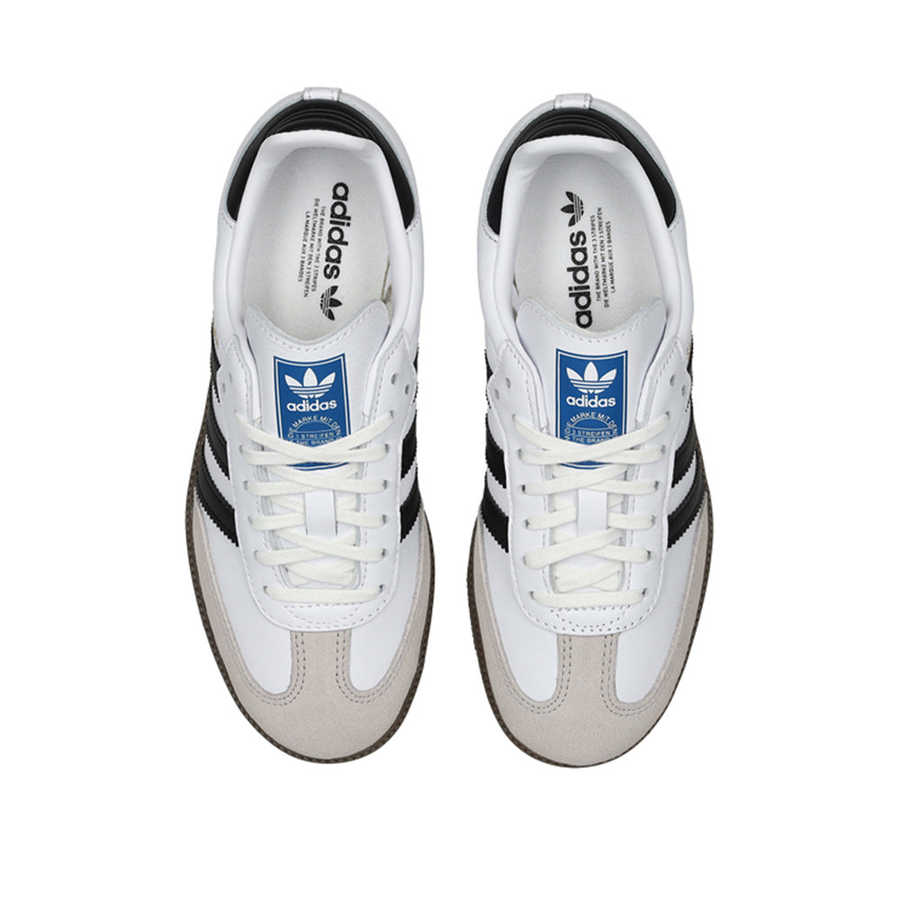 Sneakers Adidas Originals Samba Og J Unisex Ragazzo - Bianco