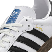 Sneakers Adidas Originals Samba Og J Unisex Ragazzo - Bianco