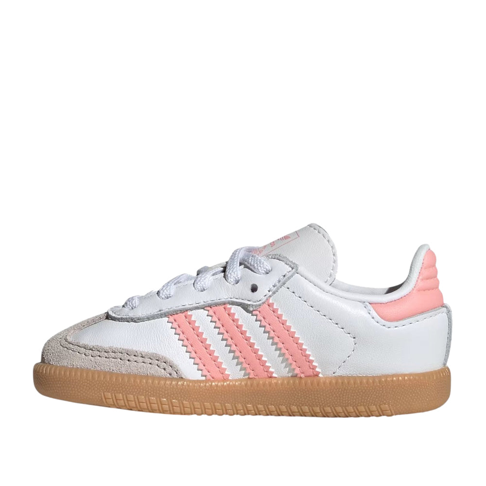 Sneakers Adidas Originals Samba Og El I Unisex Bimbo - Bianco