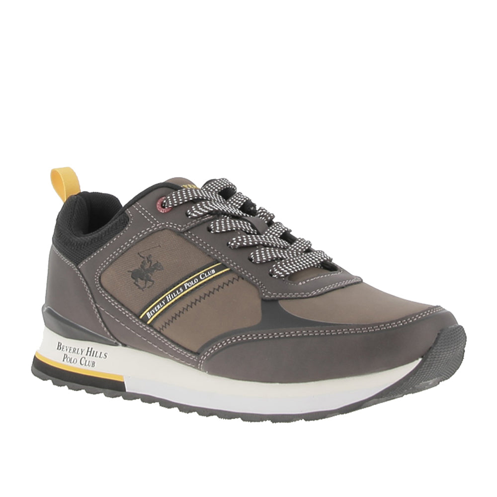 Sneakers Beverly Hills Polo Club Beverly Mix2 Uomo - Marrone