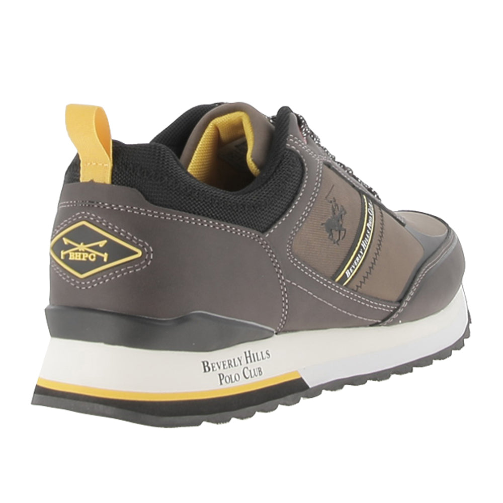 Sneakers Beverly Hills Polo Club Beverly Mix2 Uomo - Marrone