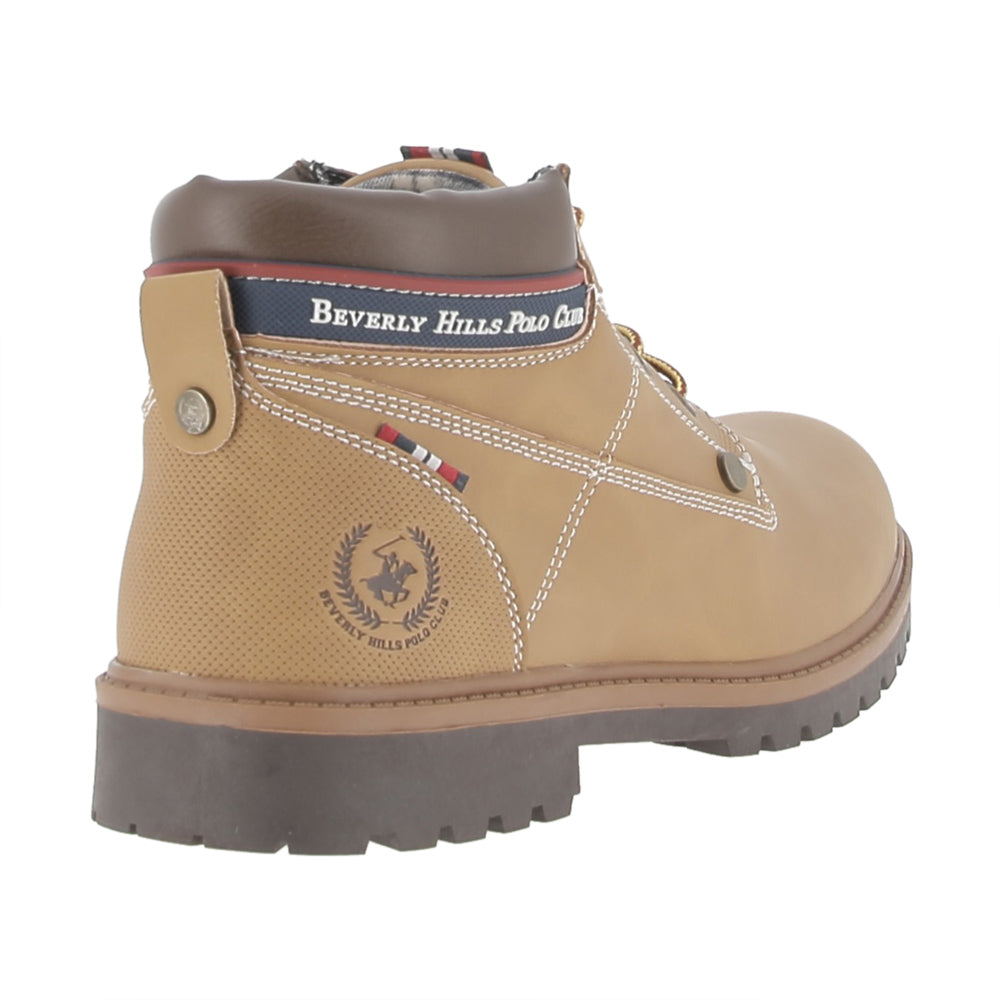 Scarponcino Beverly Hills Polo Club Floyd Nbk Uomo - Beige