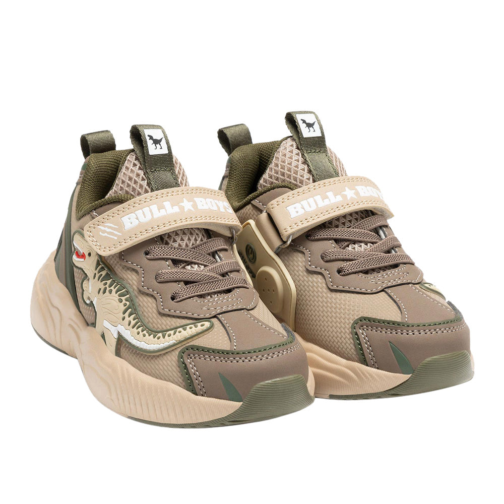 Sneakers Bull Boys T-Rex Bambino - Beige