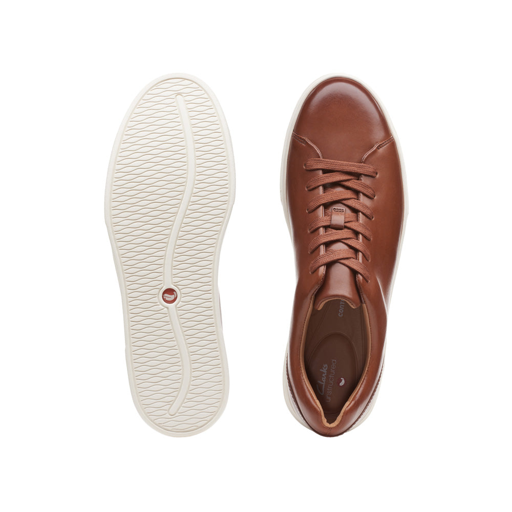 Sneakers Clarks Un Costa Lace Uomo - Cuoio