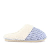 Pantofola grunland kant donna - celeste