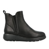 Stivaletto impronte moka chelsea donna - nero