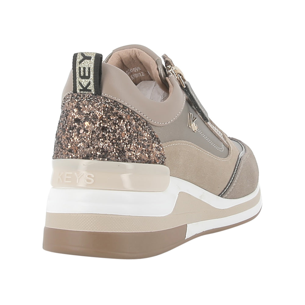Sneakers Keys Donna - Beige