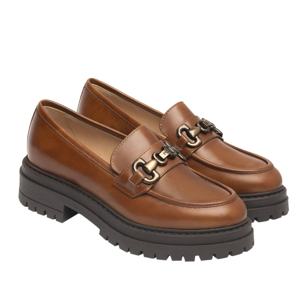 Mocassino NeroGiardini Donna - Cuoio