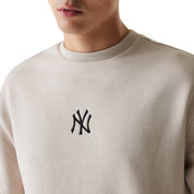 Felpa New Era New York Yankees Uomo - Beige