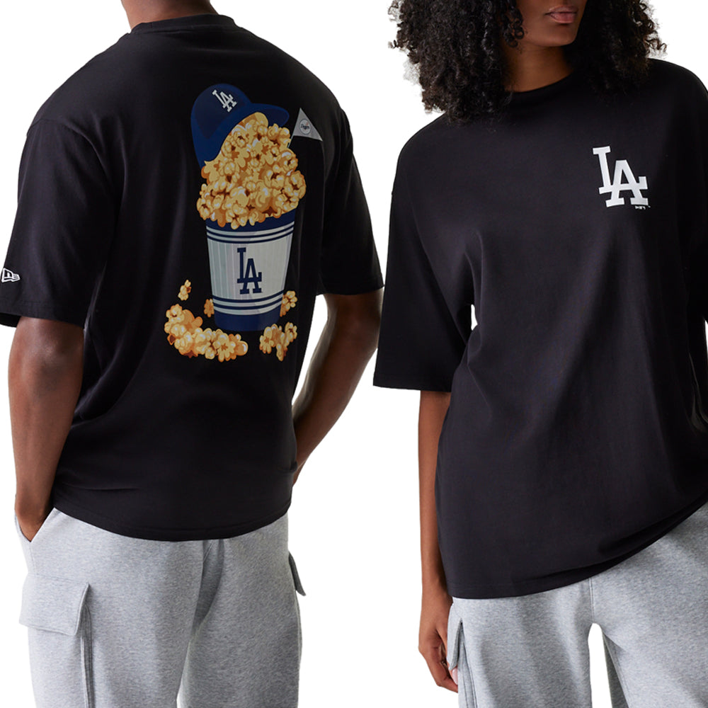 T-Shirt New Era Los Angeles Dodgers Uomo - Nero