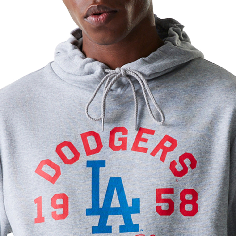 Felpa New Era Los Angeles Dodgers Uomo - Grigio