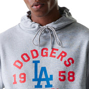 Felpa New Era Los Angeles Dodgers Uomo - Grigio