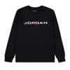 Felpa air jordan unisex bambino - nero