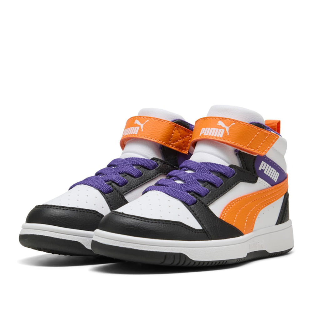 Sneakers Puma Rebound V6 Mid Ac+ ps Unisex Bambino - Bianco